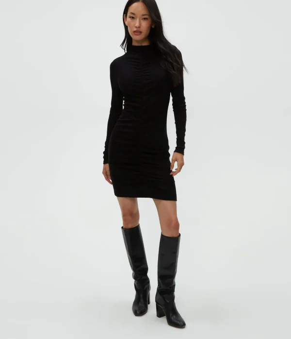 Michael Stars Romi Ruched Front Dress- Dresses | Mini Dresses