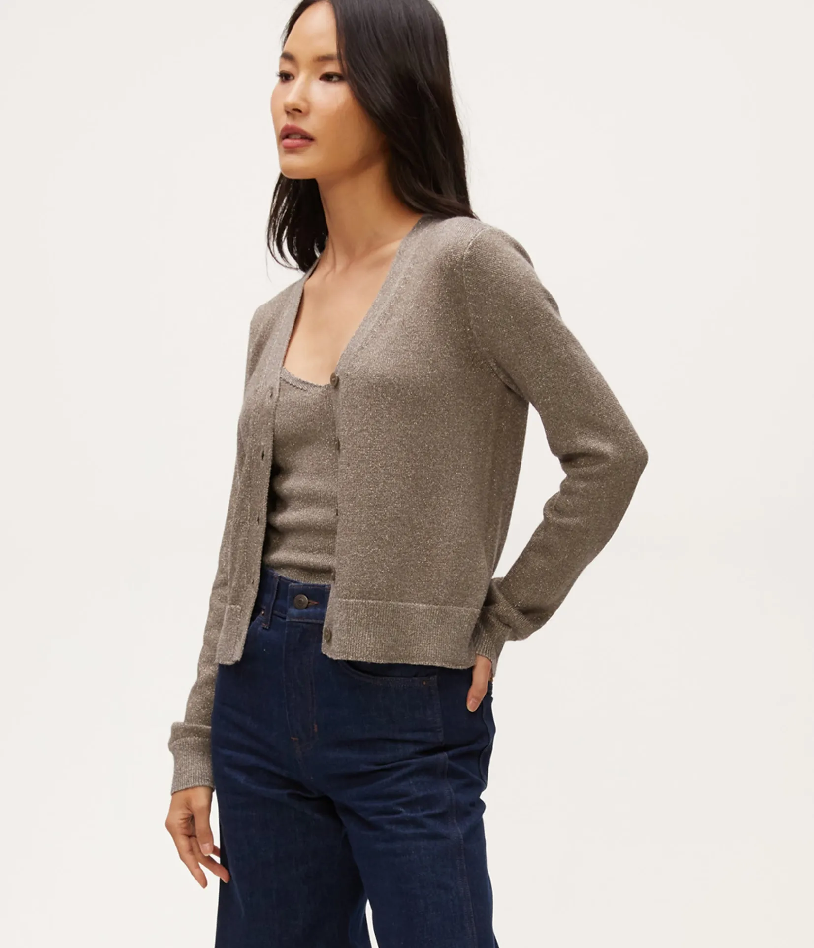 ruiz_metallic_cardigan_2.webp Michael Stars Ruiz Metallic Cardigan- Sweaters & Cardigans