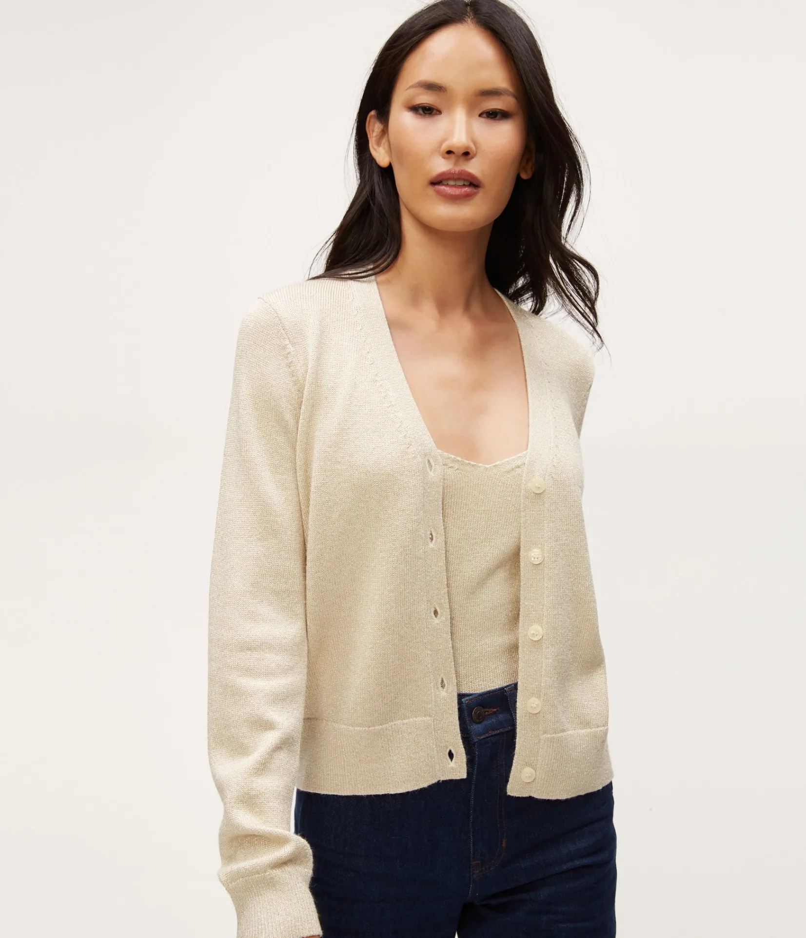 ruiz_metallic_cardigan_5.webp Michael Stars Ruiz Metallic Cardigan- Sweaters & Cardigans