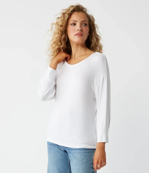 Michael Stars Russo Relaxed Fit Top- T-Shirts