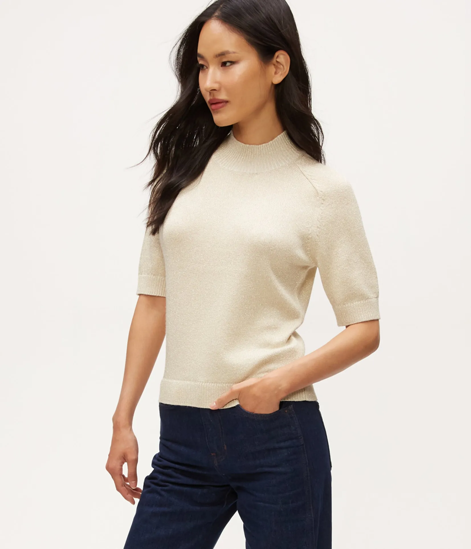 sabel_metallic_sweater_2.webp Michael Stars Sabel Metallic Sweater- Sweaters & Cardigans