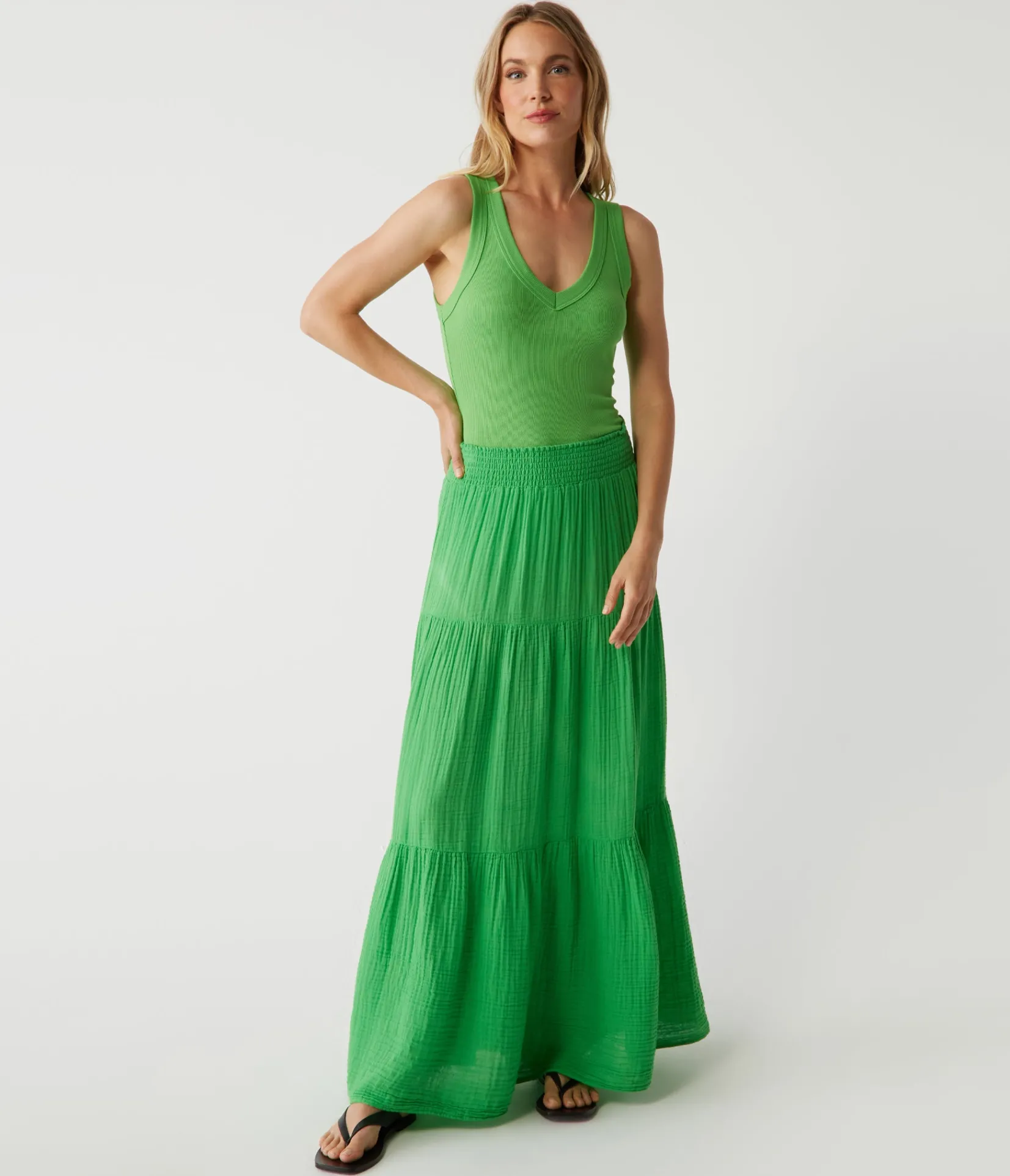 sandy_gauze_skirt_1.webp Michael Stars Sandy Gauze Skirt- Dresses | Pants, Shorts & Skirts