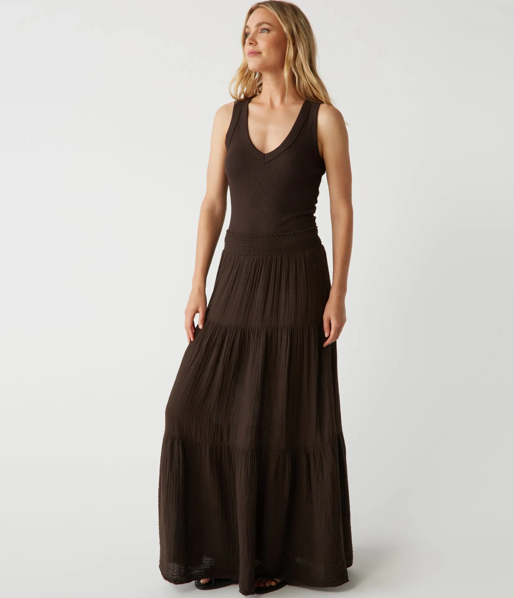 sandy_gauze_skirt_14.webp Michael Stars Sandy Gauze Skirt- Dresses | Pants, Shorts & Skirts