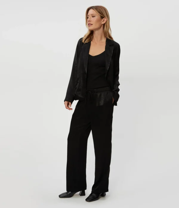 Michael Stars Sanji Hammered Satin Drawstring Pant- Pants, Shorts & Skirts