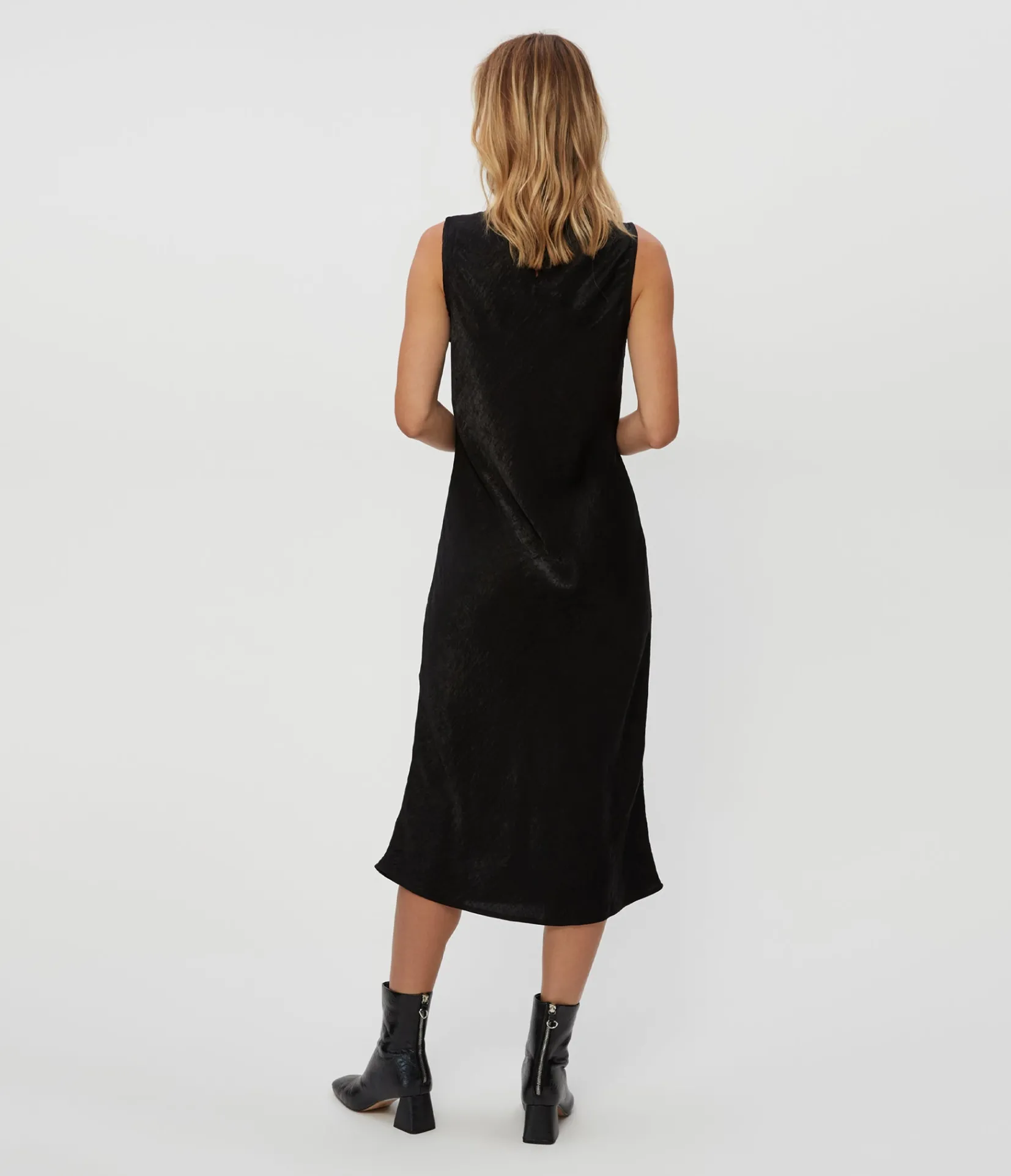 seema_hammered_satin_midi_dress_8.webp Michael Stars Seema Hammered Satin Midi Dress- Dresses | Midi Dresses