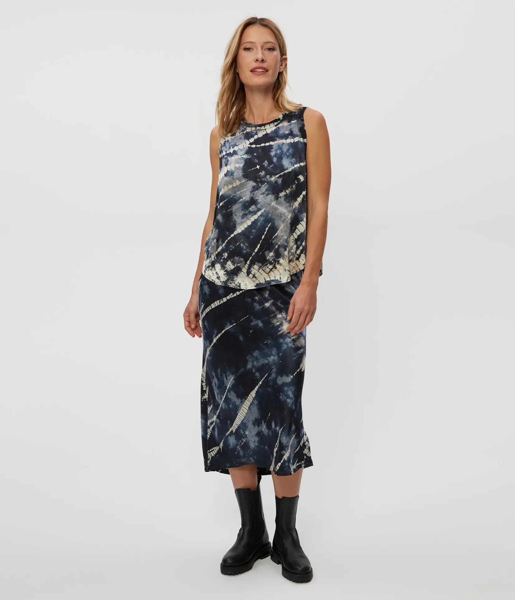 shay_double_dye_tank_1.webp Michael Stars Shay Double Dye Tank- Tops, Blouses & Shirts