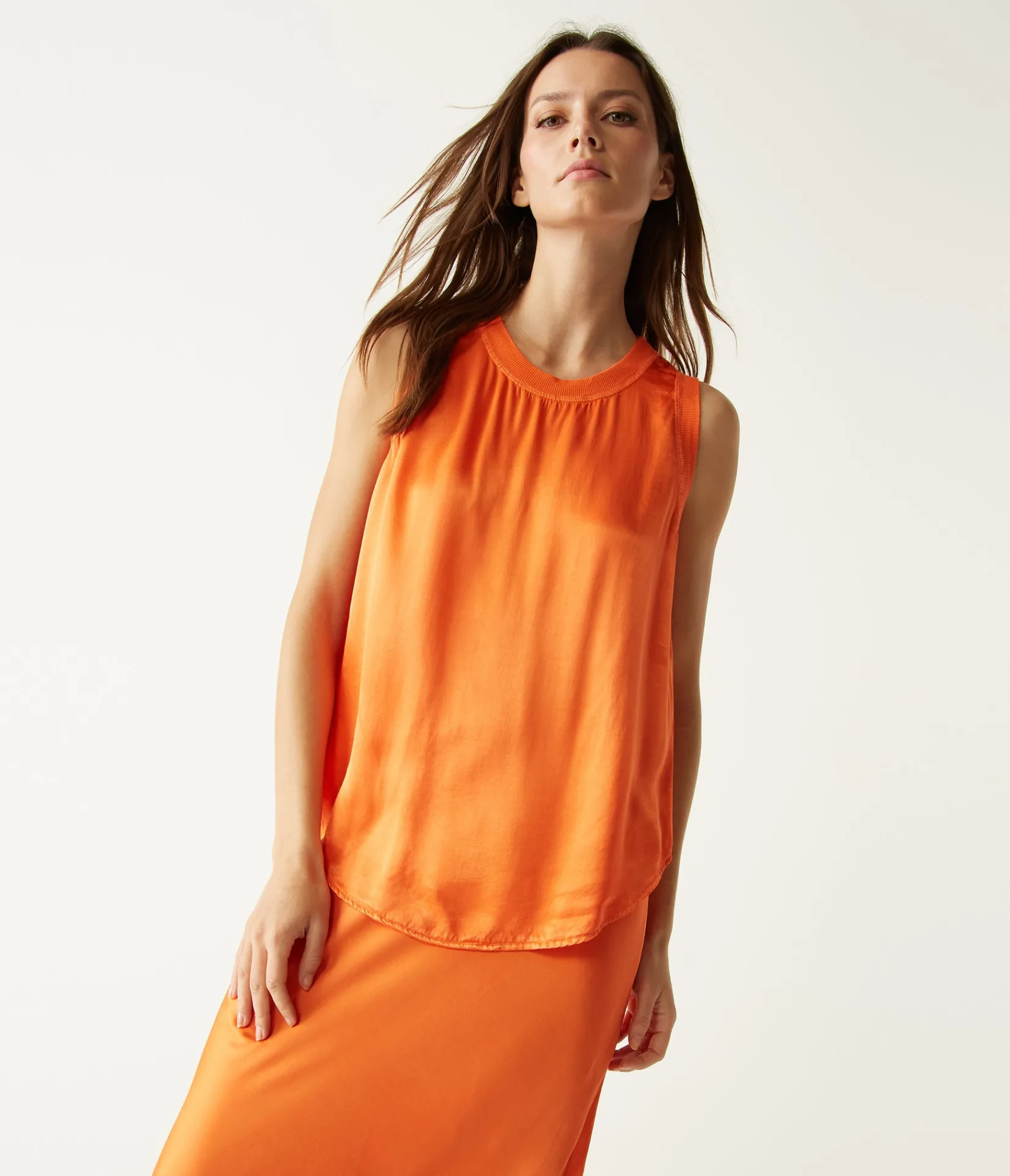 shay_satin_tank_0.webp Michael Stars Shay Satin Tank- Tops, Blouses & Shirts