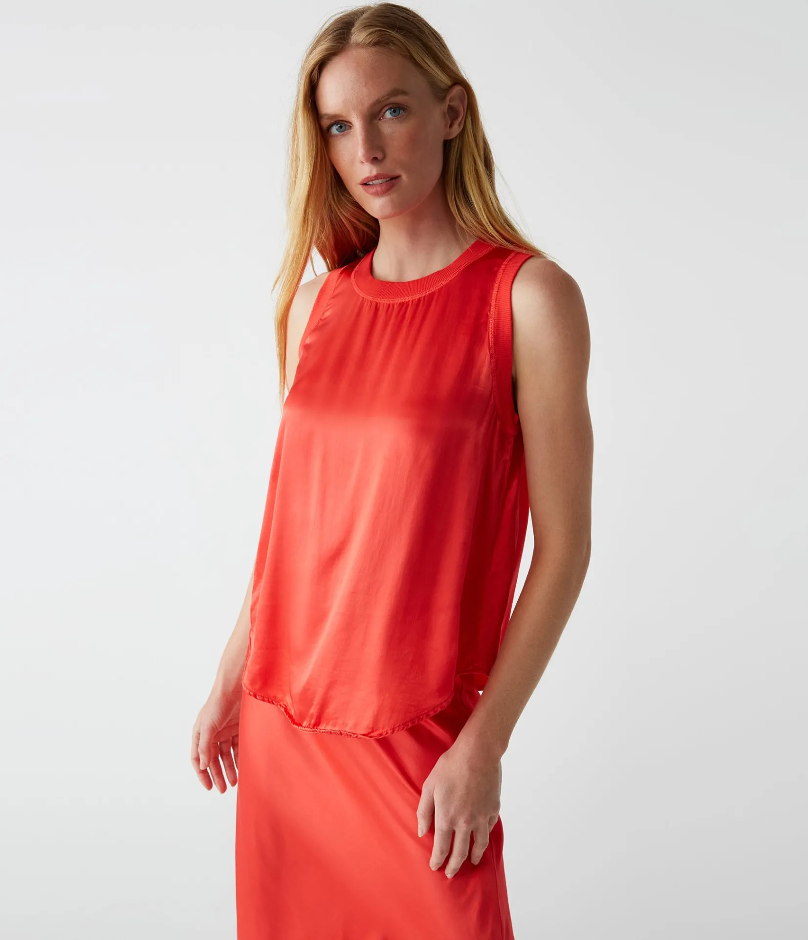 shay_satin_tank_16.webp Michael Stars Shay Satin Tank- Tops, Blouses & Shirts