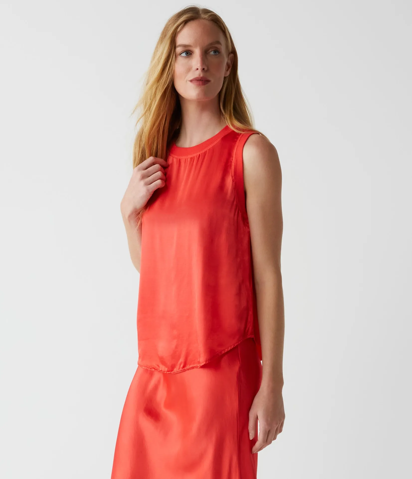 shay_satin_tank_18.webp Michael Stars Shay Satin Tank- Tops, Blouses & Shirts