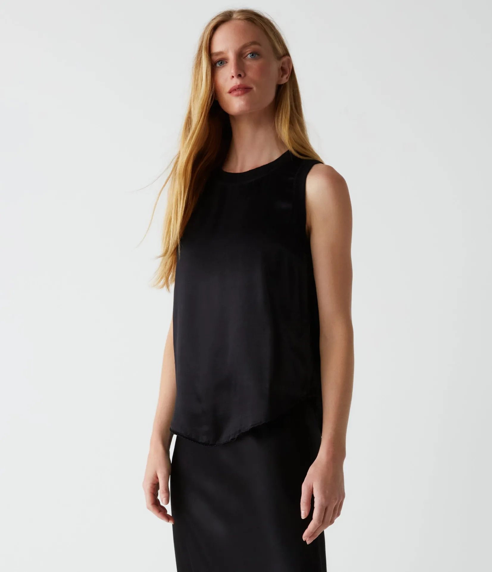 shay_satin_tank_30.webp Michael Stars Shay Satin Tank- Tops, Blouses & Shirts