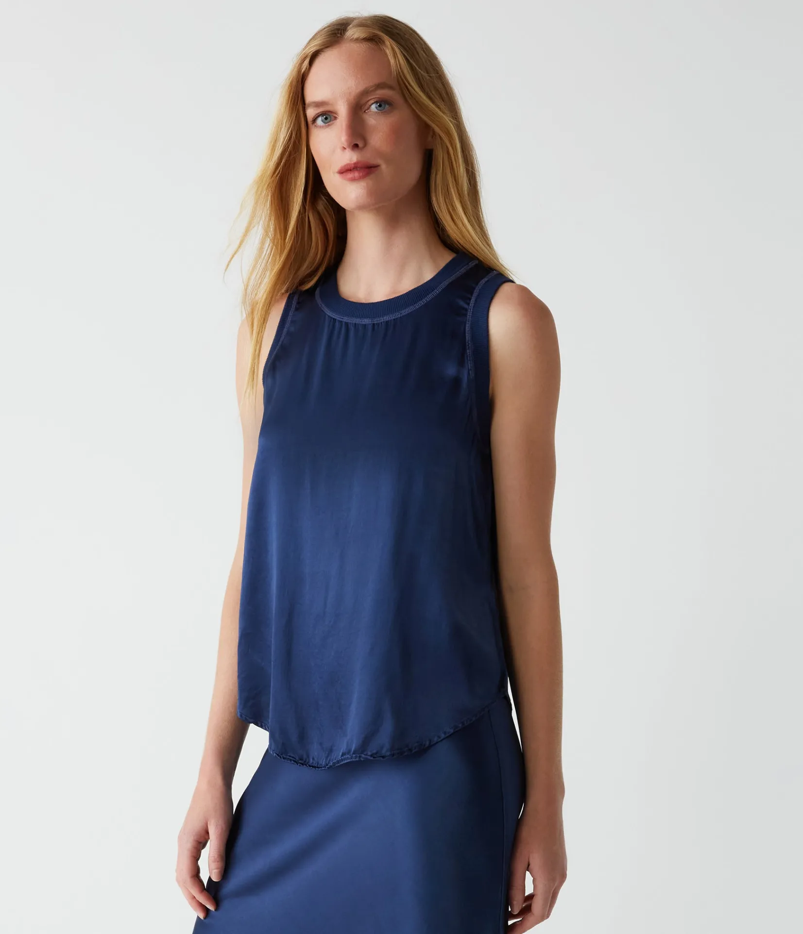 shay_satin_tank_34.webp Michael Stars Shay Satin Tank- Tops, Blouses & Shirts