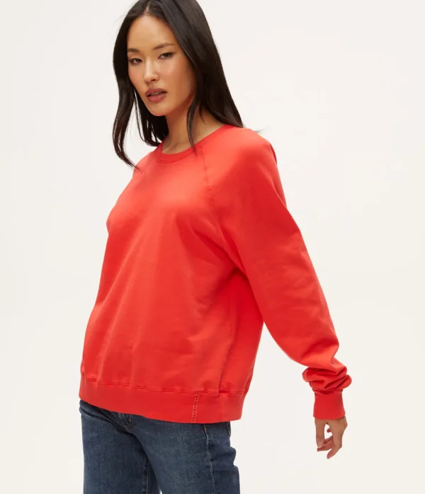 Michael Stars Shayla Raglan Sweatshirt- Loungewear