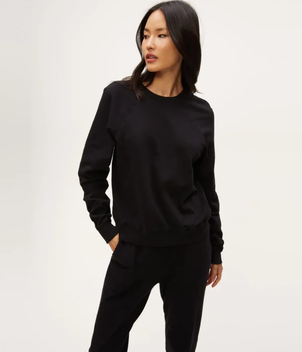 Michael Stars Shayla Raglan Sweatshirt- Loungewear