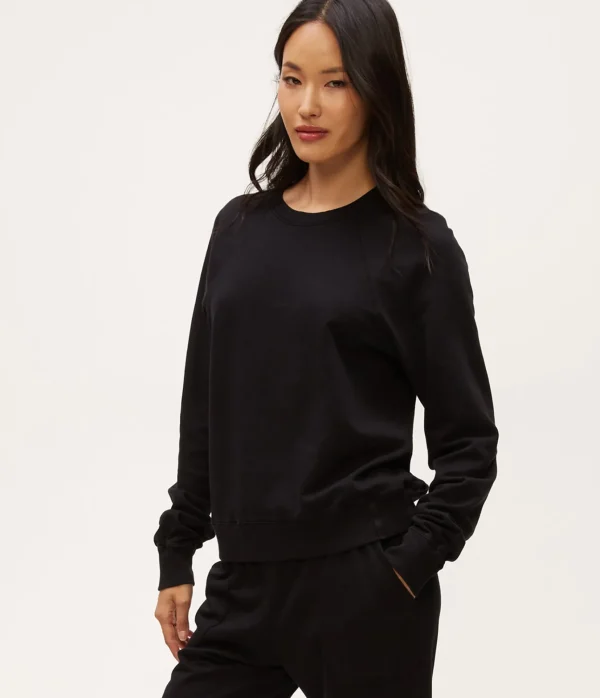 Michael Stars Shayla Raglan Sweatshirt- Loungewear