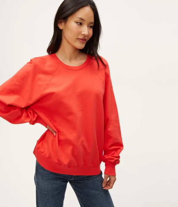 Michael Stars Shayla Raglan Sweatshirt- Loungewear