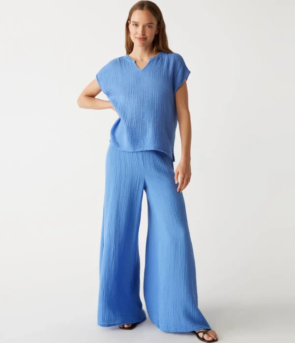 Michael Stars Simba Smocked Waist Pant- Pants, Shorts & Skirts
