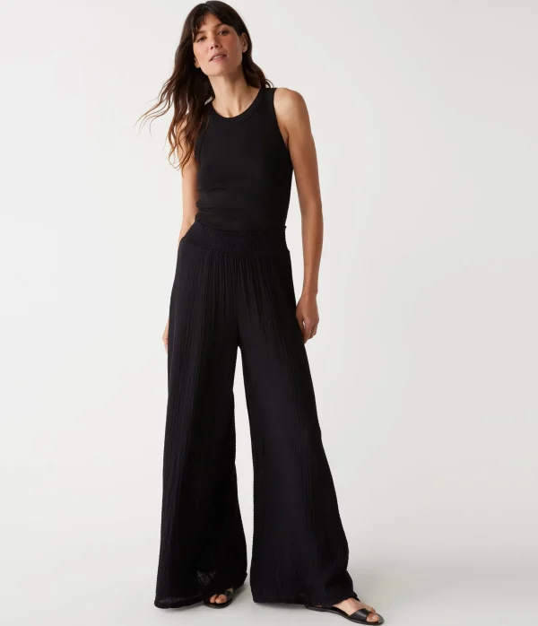 Michael Stars Simba Smocked Waist Pant- Pants, Shorts & Skirts