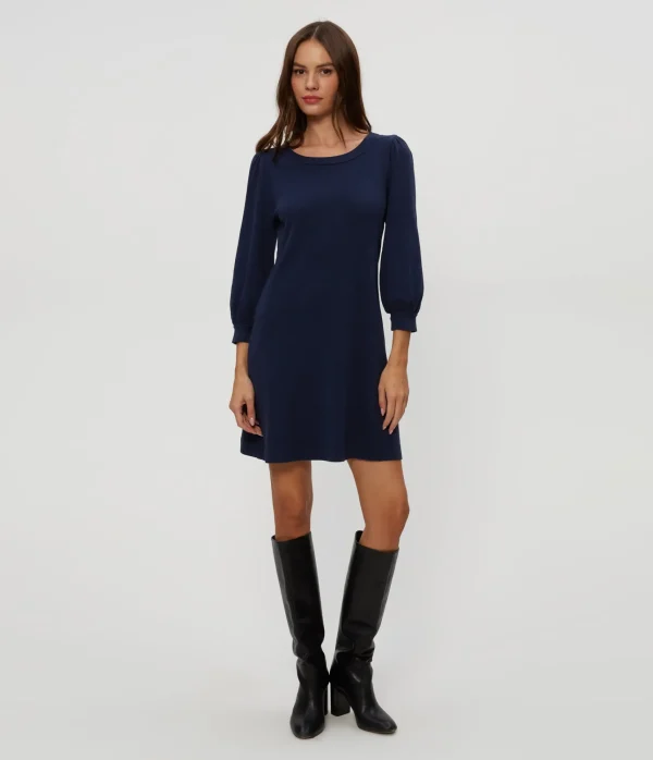 Michael Stars Sinclair Puff Sleeve Tee Dress- Dresses | Mini Dresses