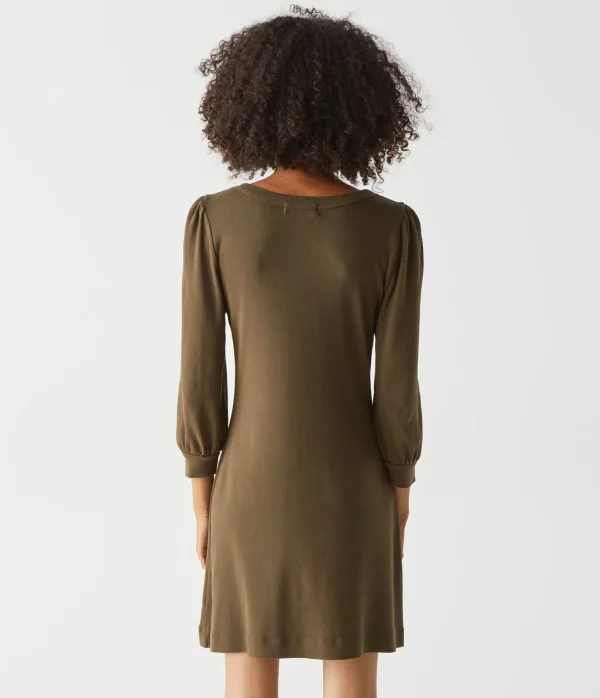 Michael Stars Sinclair Puff Sleeve Tee Dress- Dresses | Mini Dresses