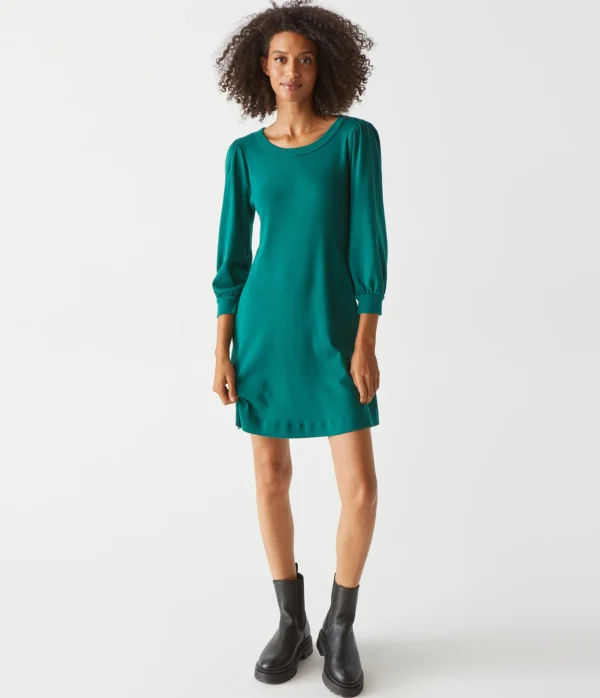 Michael Stars Sinclair Puff Sleeve Tee Dress- Dresses | Mini Dresses