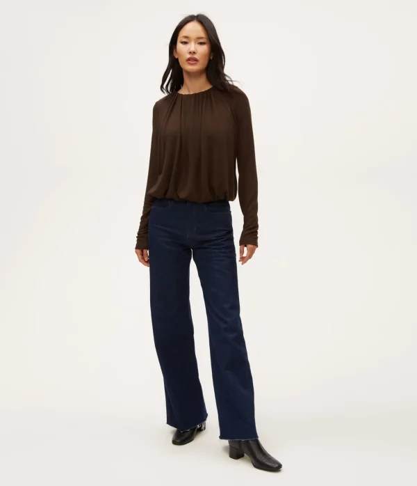 Michael Stars Sona Bubble Top- Tops, Blouses & Shirts | T-Shirts
