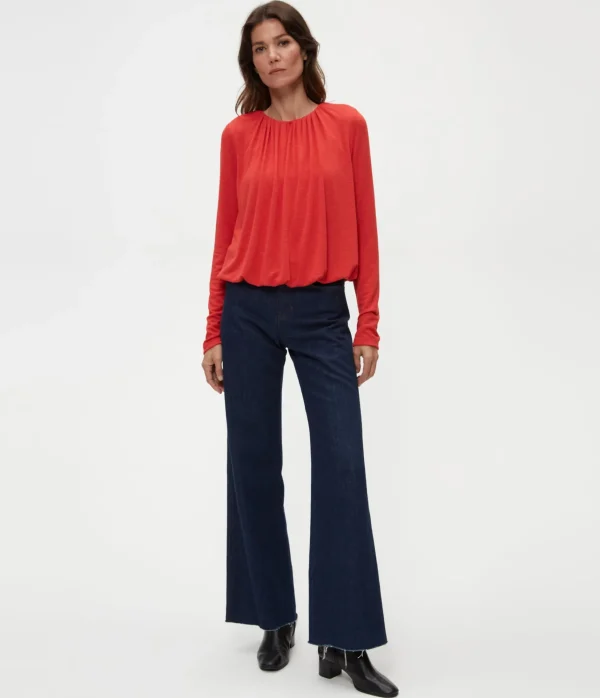 Michael Stars Sona Bubble Top- Tops, Blouses & Shirts | T-Shirts