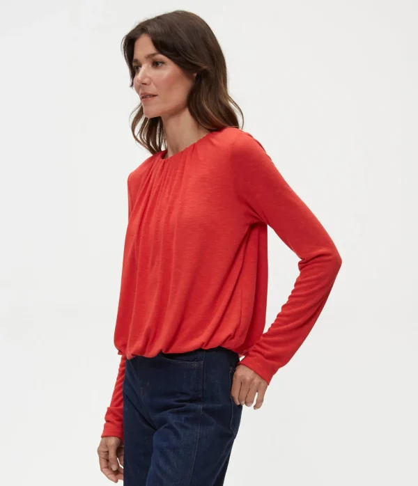 Michael Stars Sona Bubble Top- Tops, Blouses & Shirts | T-Shirts