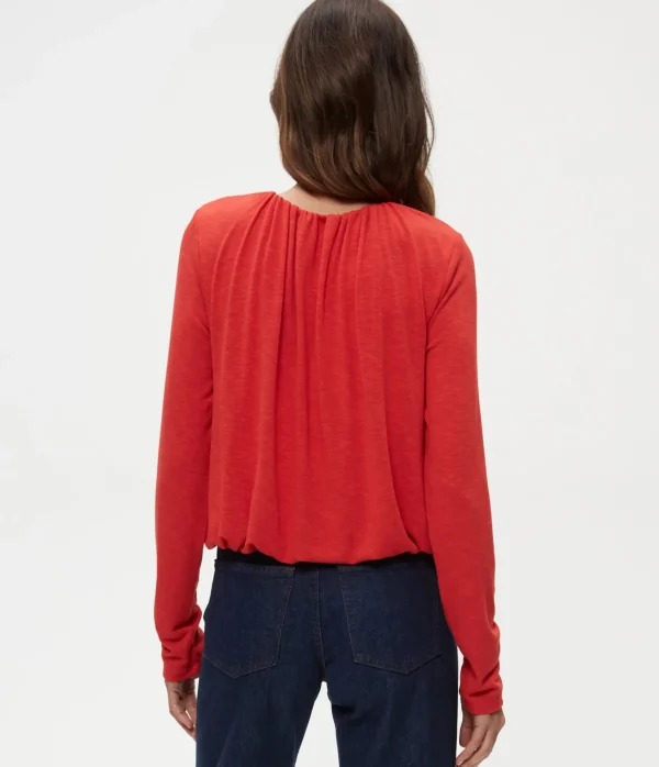 Michael Stars Sona Bubble Top- Tops, Blouses & Shirts | T-Shirts