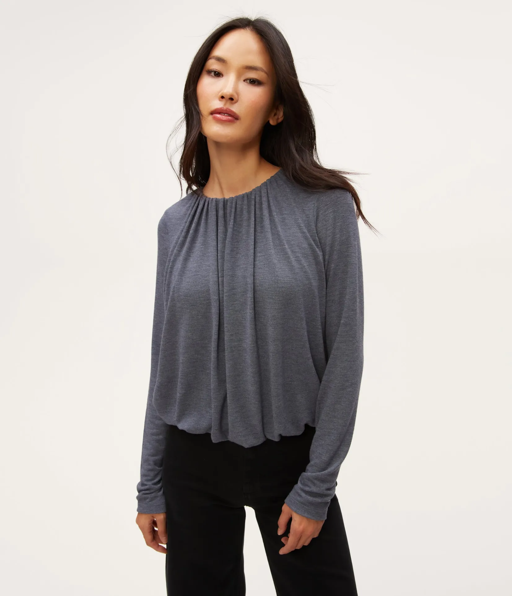 sona_bubble_top_13.webp Michael Stars Sona Bubble Top- Tops, Blouses & Shirts | T-Shirts