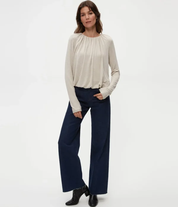 Michael Stars Sona Bubble Top- Tops, Blouses & Shirts | T-Shirts