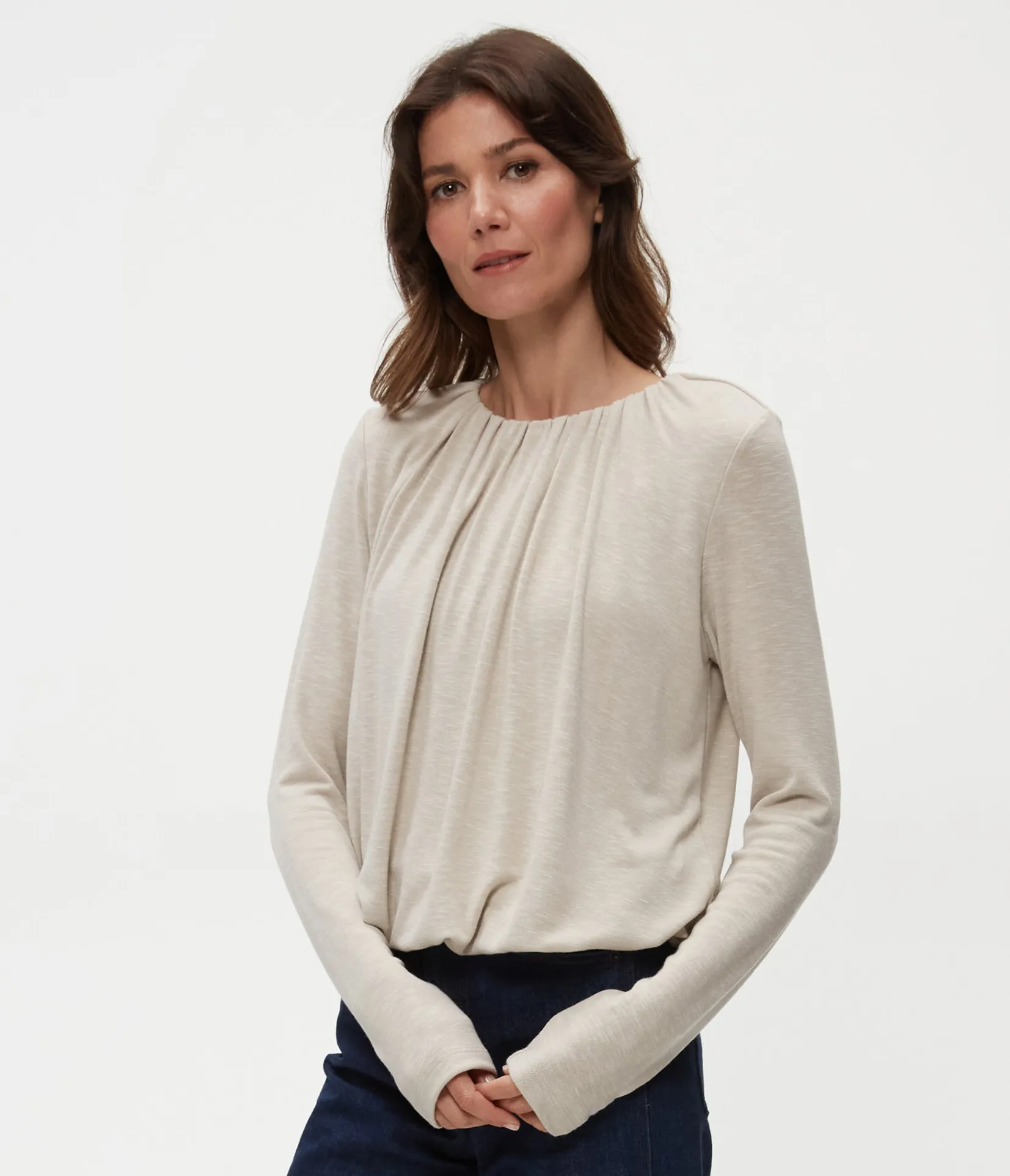 sona_bubble_top_19.webp Michael Stars Sona Bubble Top- Tops, Blouses & Shirts | T-Shirts