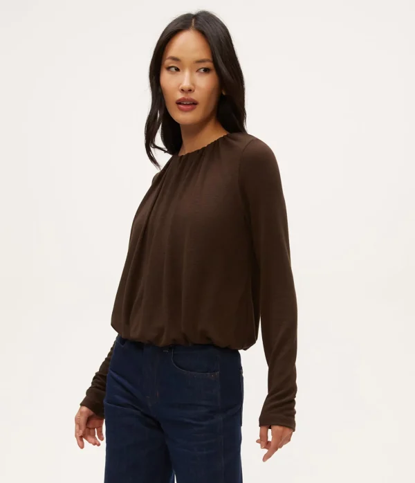 Michael Stars Sona Bubble Top- Tops, Blouses & Shirts | T-Shirts