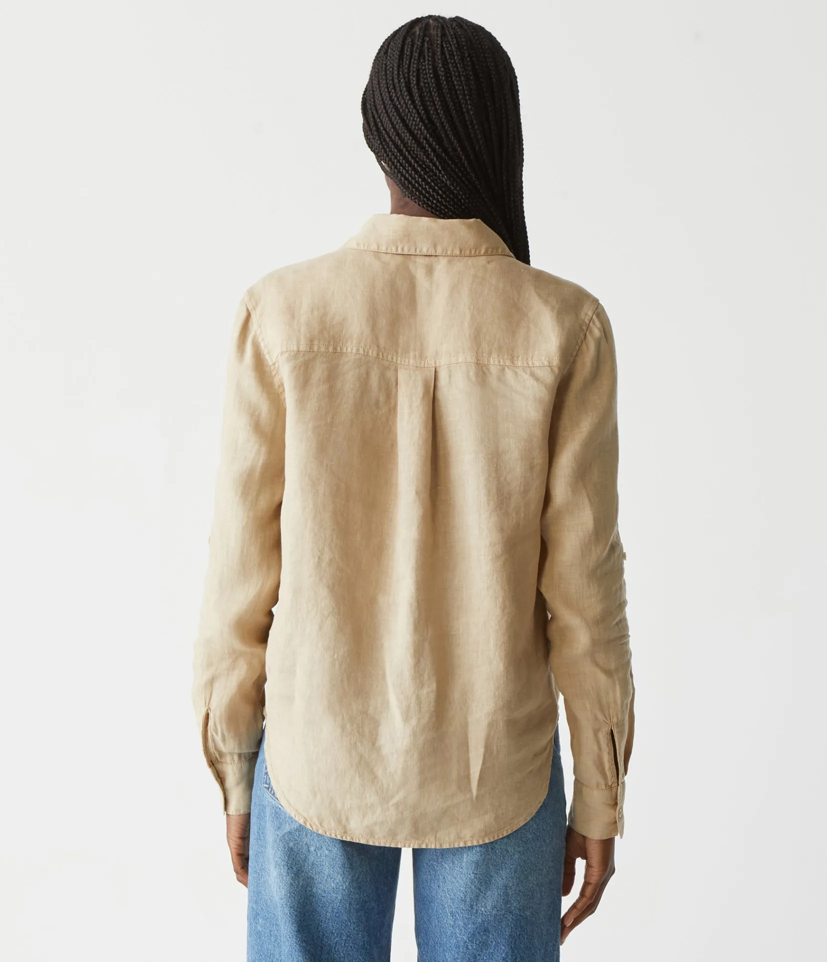 spencer_linen_button_down_top_11.webp Michael Stars Spencer Linen Button Down Top- Tops, Blouses & Shirts