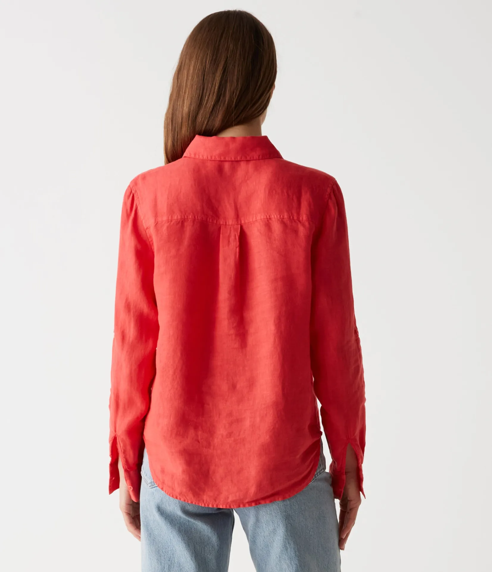 spencer_linen_button_down_top_19.webp Michael Stars Spencer Linen Button Down Top- Tops, Blouses & Shirts