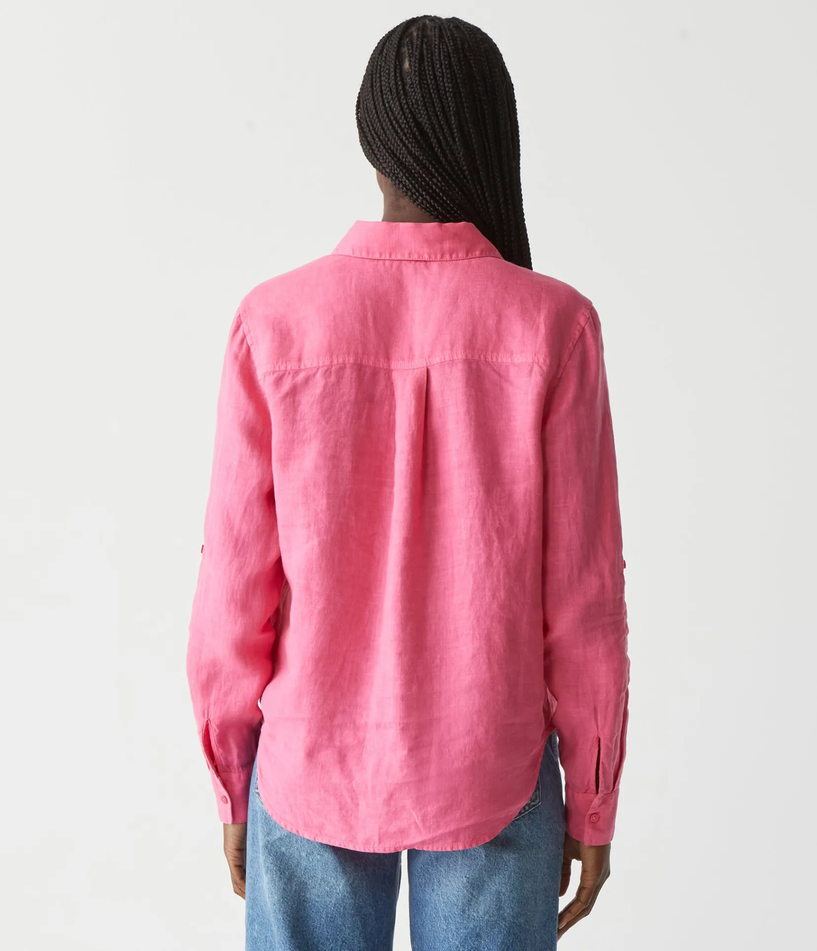 spencer_linen_button_down_top_31.webp Michael Stars Spencer Linen Button Down Top- Tops, Blouses & Shirts