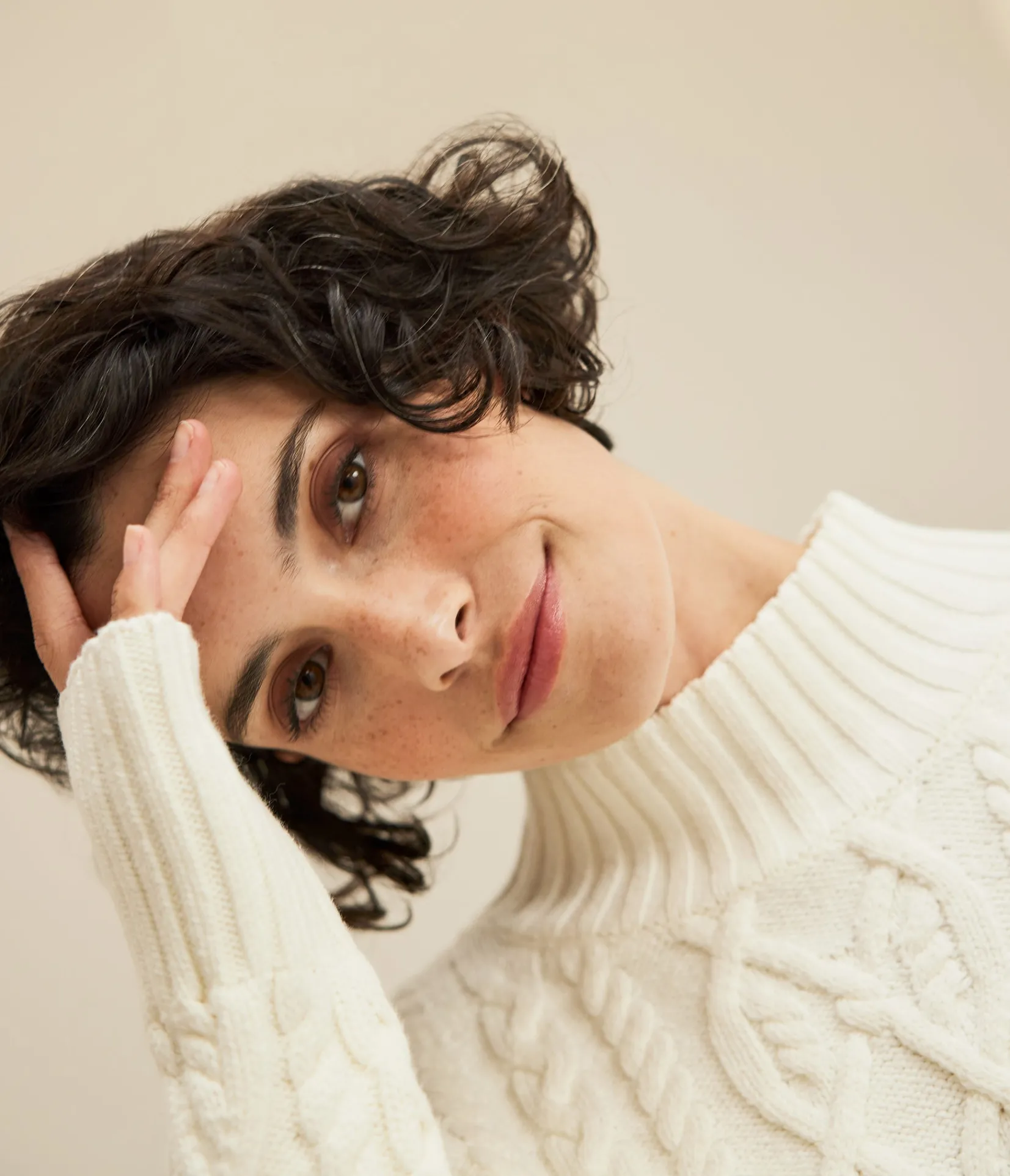 suki_cable_knit_sweater_1.webp Michael Stars Suki Cable Knit Sweater- Sweaters & Cardigans