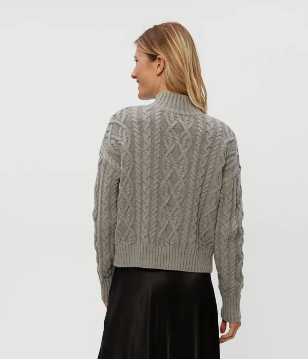 Michael Stars Suki Cable Knit Sweater- Sweaters & Cardigans