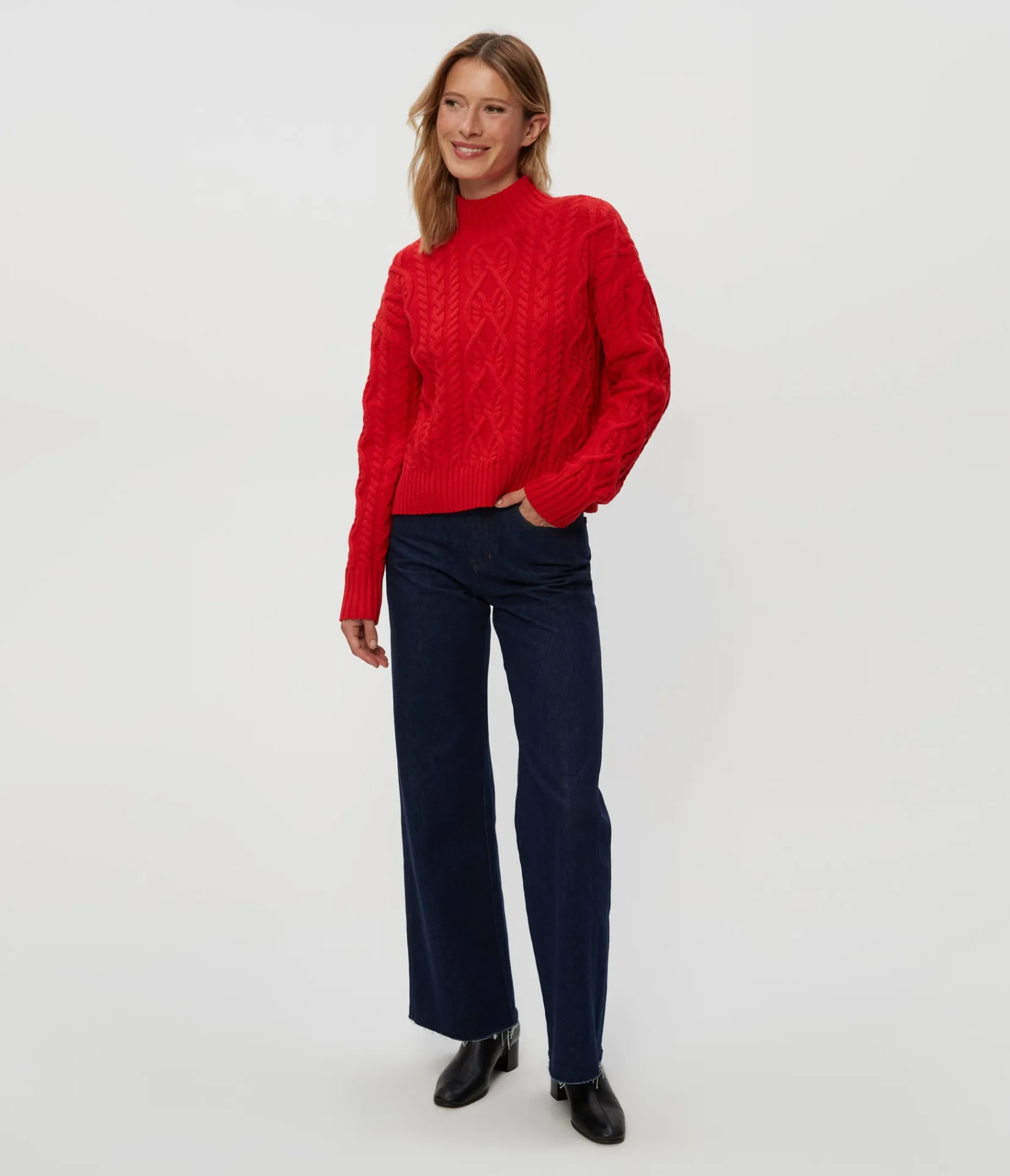 suki_cable_knit_sweater_12.webp Michael Stars Suki Cable Knit Sweater- Sweaters & Cardigans