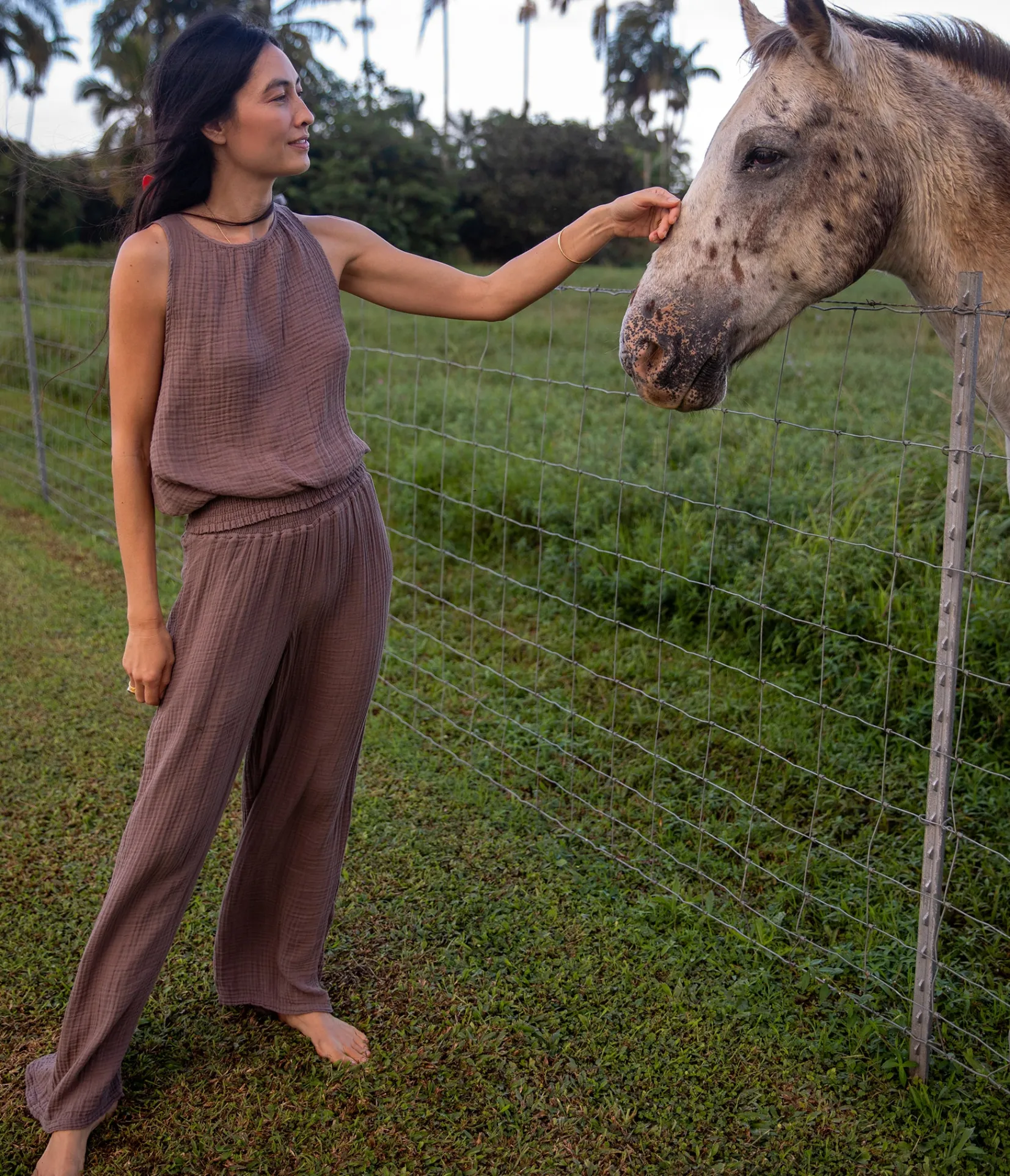 susie_gauze_pant_0.webp Michael Stars Susie Gauze Pant- Pants, Shorts & Skirts