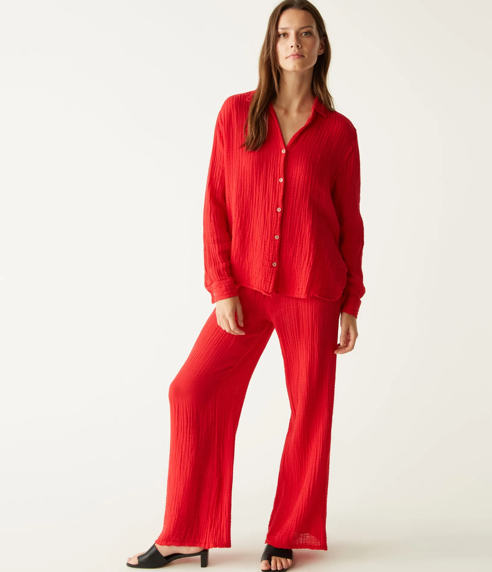 susie_gauze_pant_10.webp Michael Stars Susie Gauze Pant- Pants, Shorts & Skirts