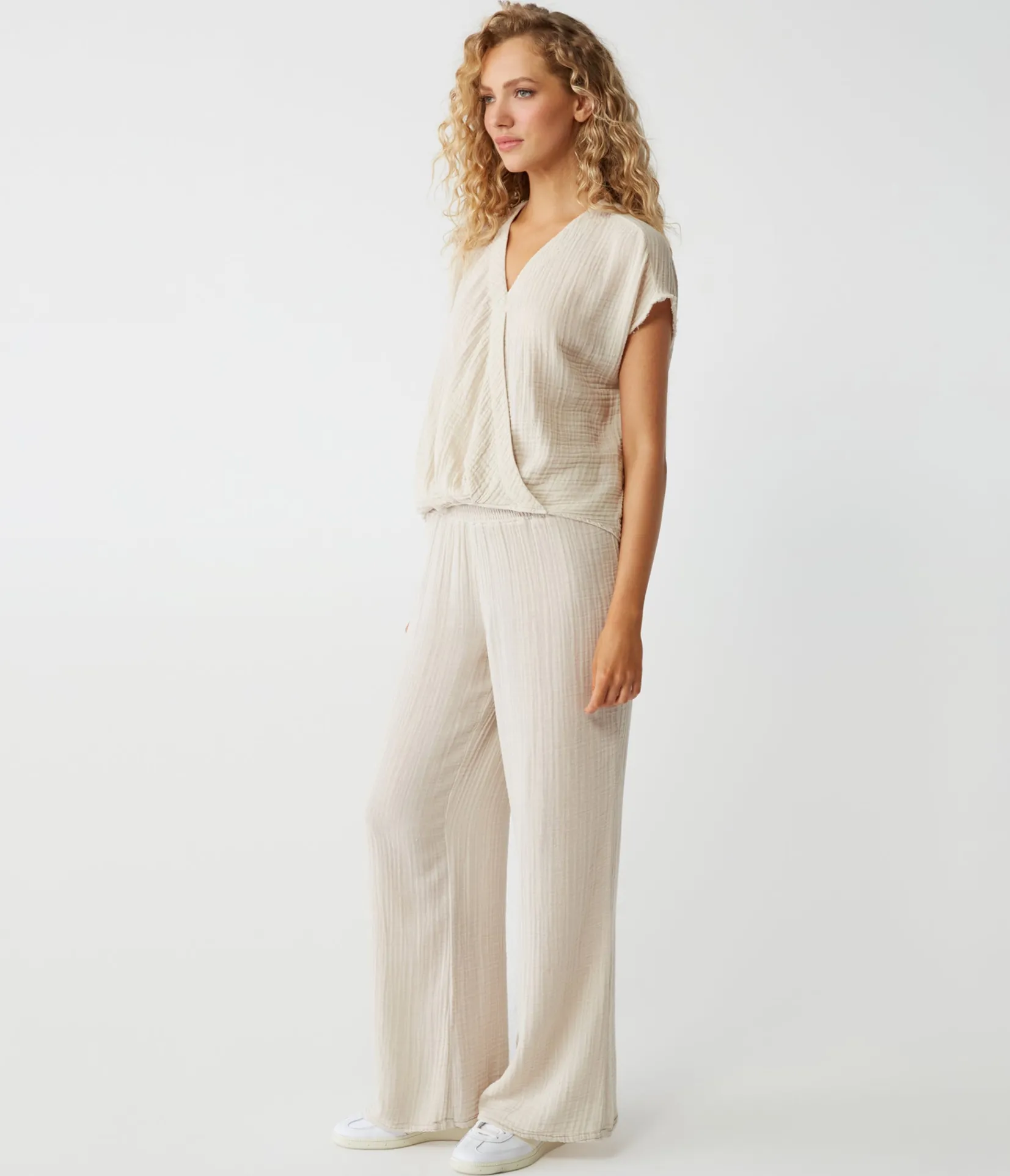 susie_gauze_pant_107.webp Michael Stars Susie Gauze Pant- Pants, Shorts & Skirts
