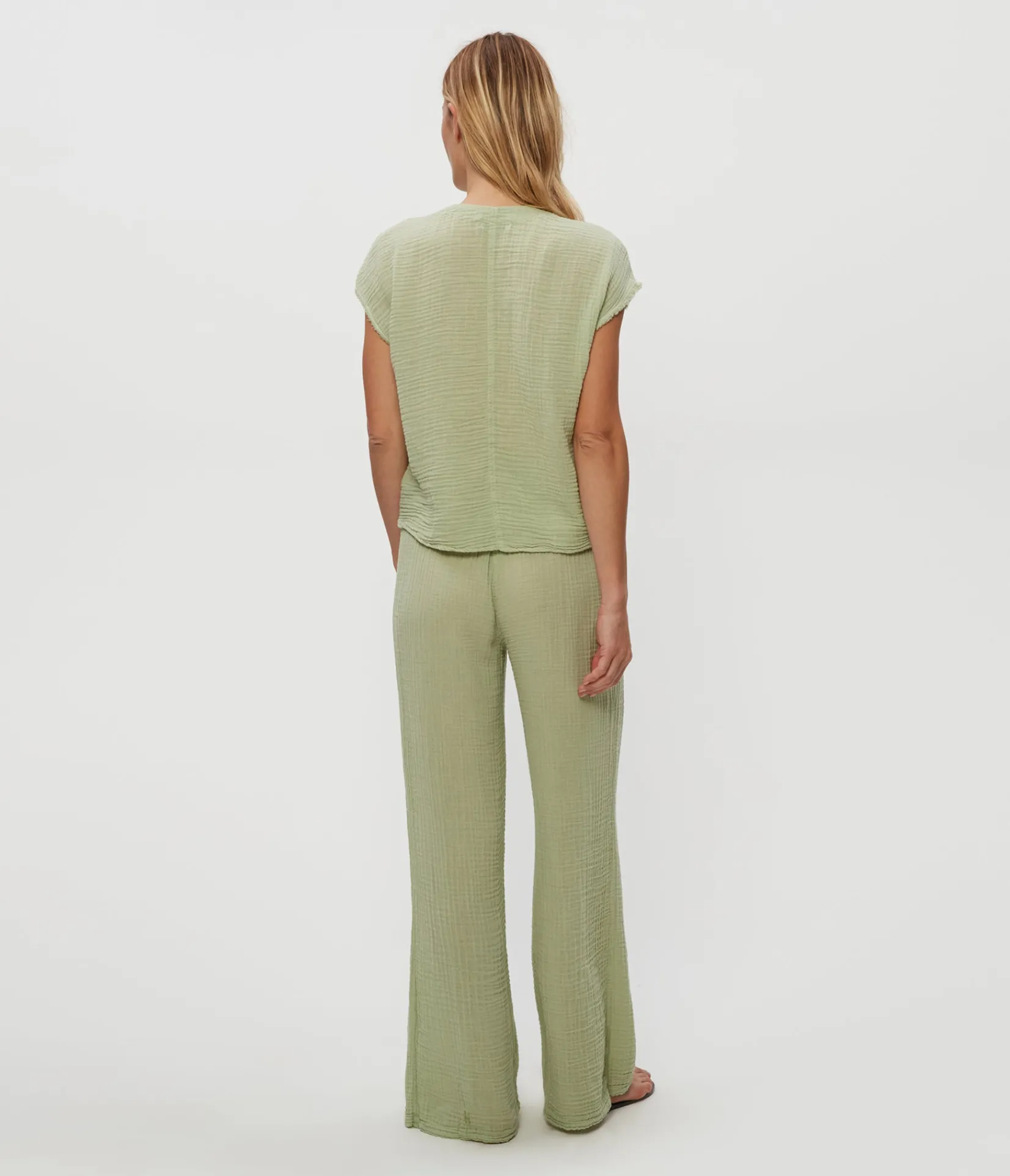 susie_gauze_pant_113.webp Michael Stars Susie Gauze Pant- Pants, Shorts & Skirts