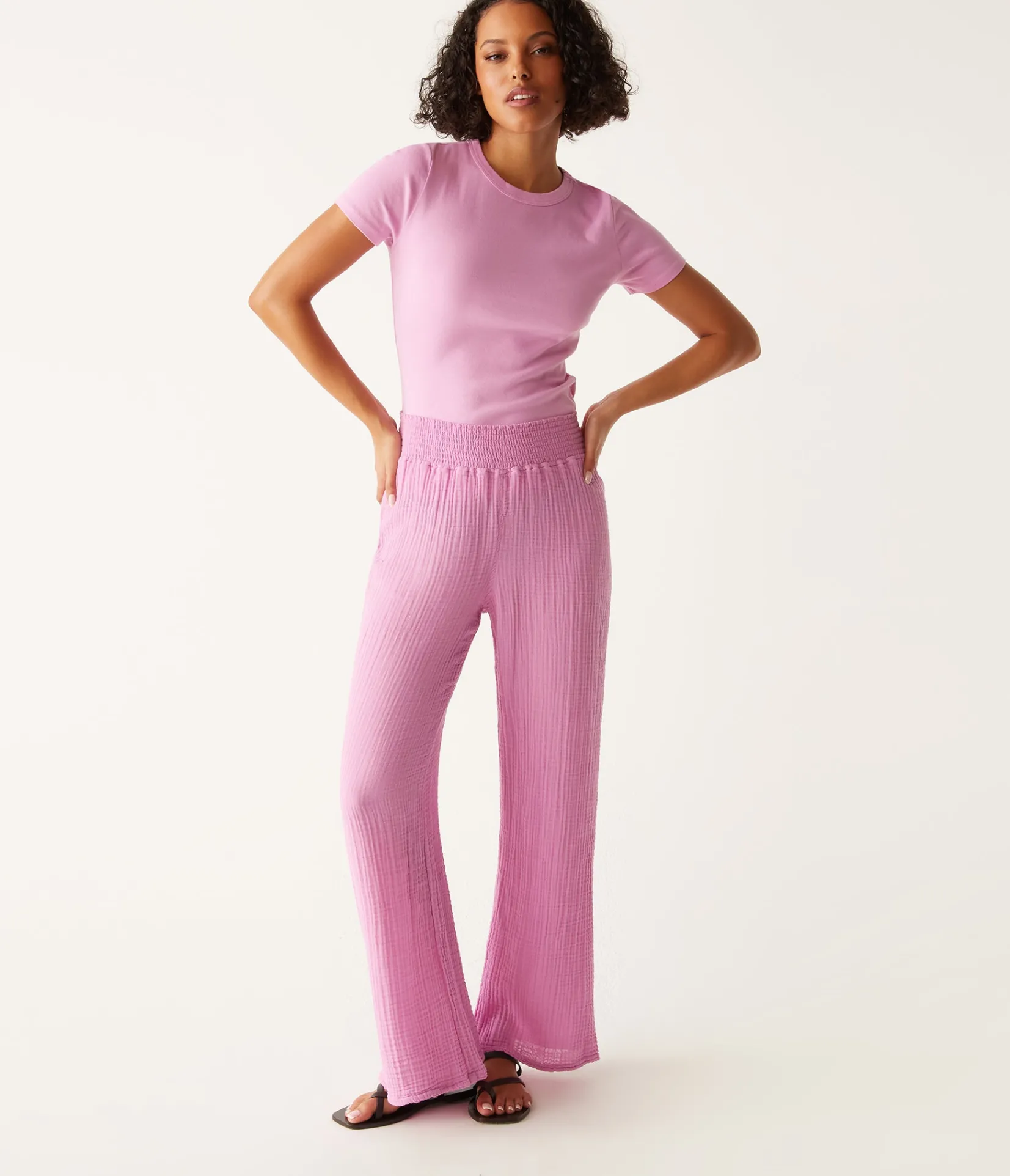 susie_gauze_pant_14.webp Michael Stars Susie Gauze Pant- Pants, Shorts & Skirts