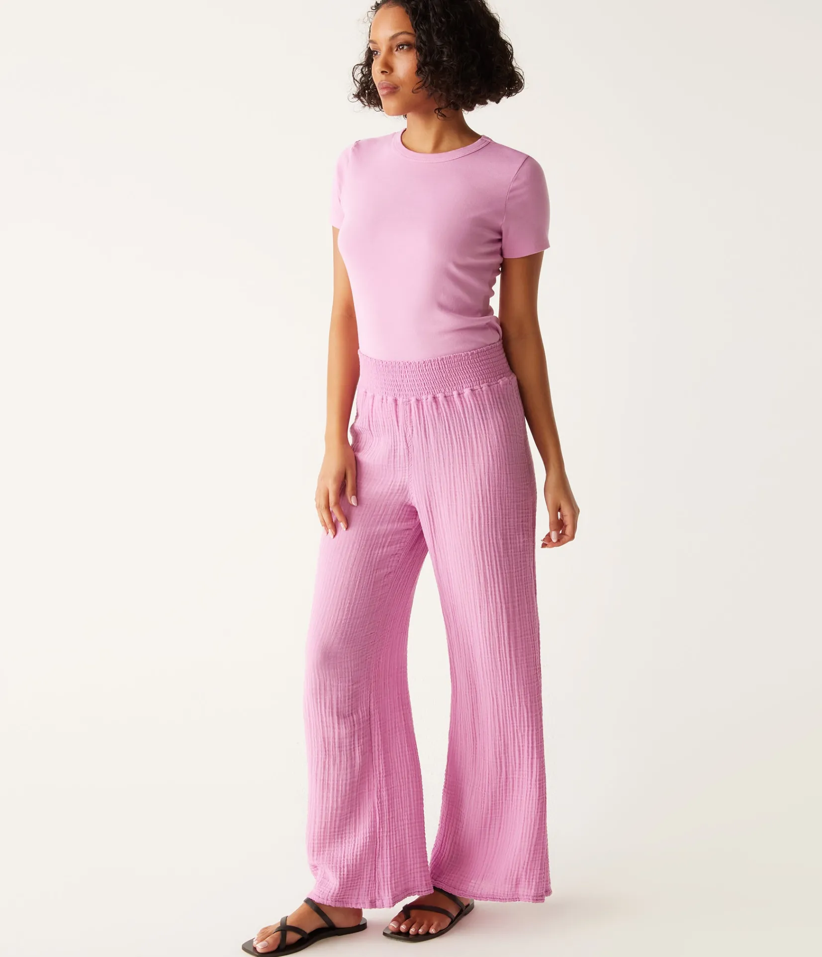 susie_gauze_pant_16.webp Michael Stars Susie Gauze Pant- Pants, Shorts & Skirts