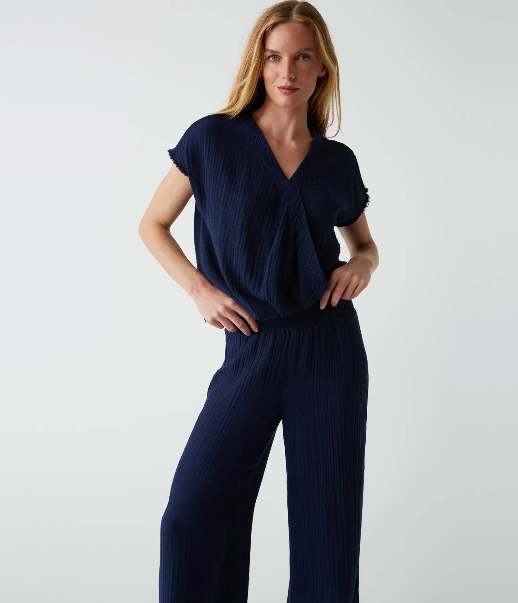 susie_gauze_pant_20.webp Michael Stars Susie Gauze Pant- Pants, Shorts & Skirts
