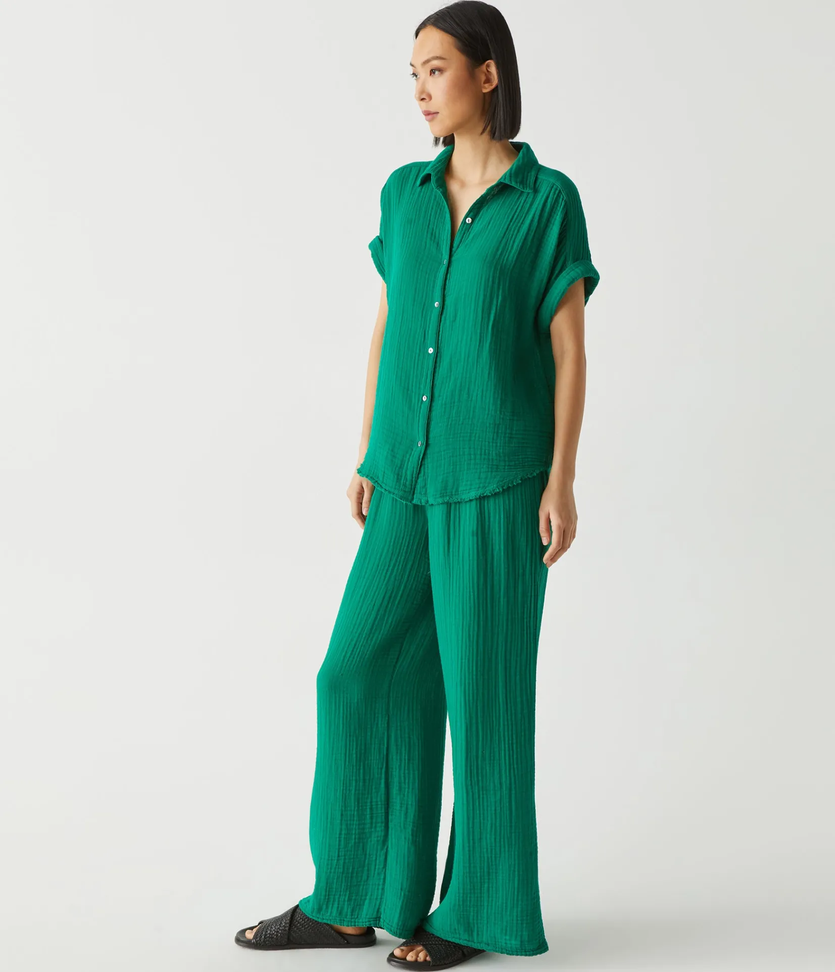 susie_gauze_pant_23.webp Michael Stars Susie Gauze Pant- Pants, Shorts & Skirts