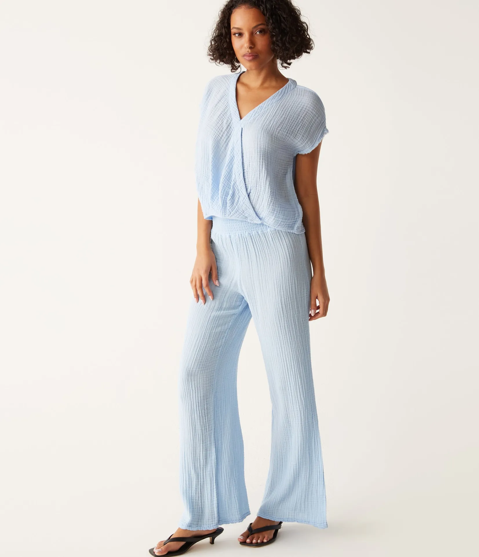 susie_gauze_pant_40.webp Michael Stars Susie Gauze Pant- Pants, Shorts & Skirts