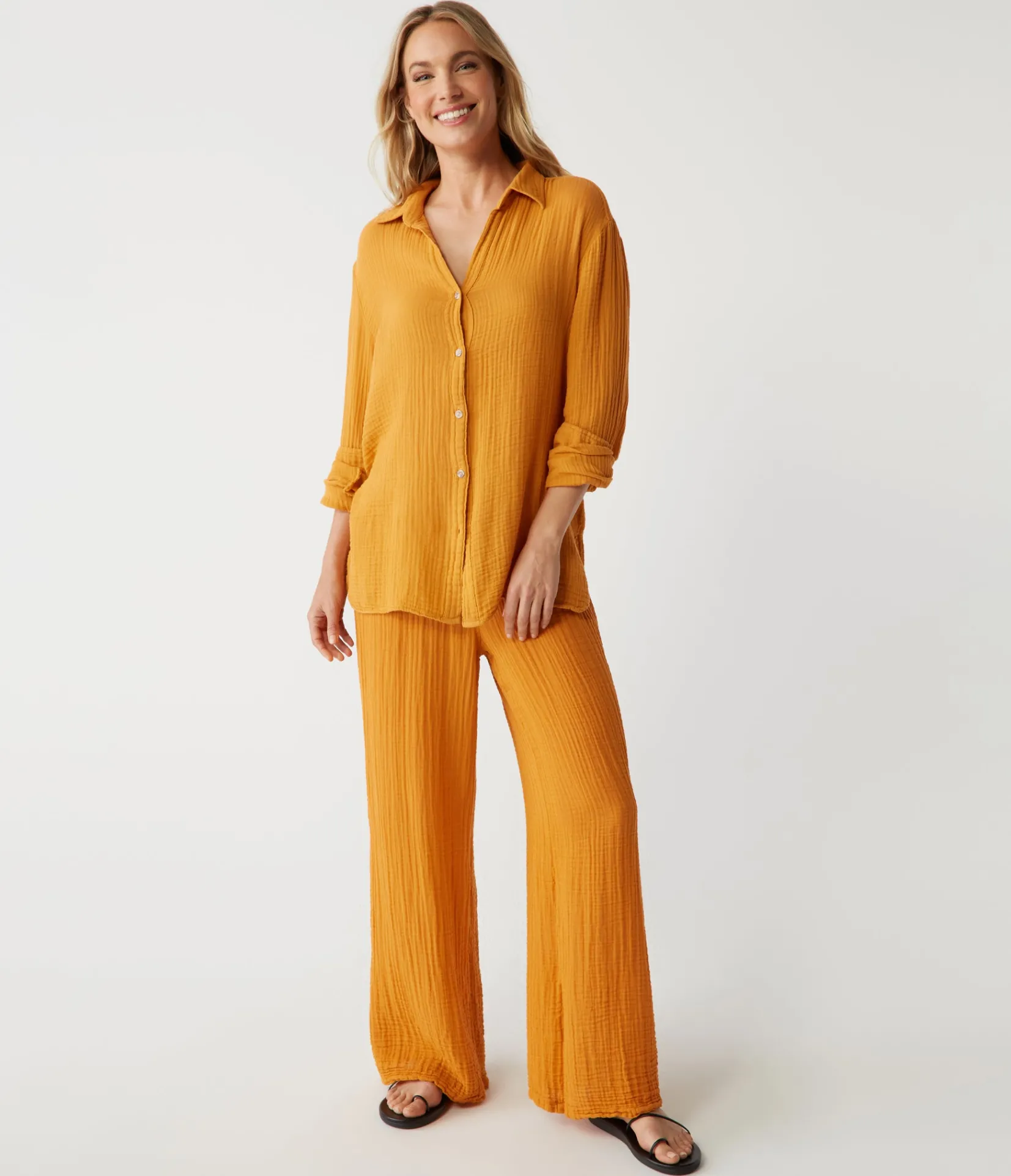susie_gauze_pant_42.webp Michael Stars Susie Gauze Pant- Pants, Shorts & Skirts