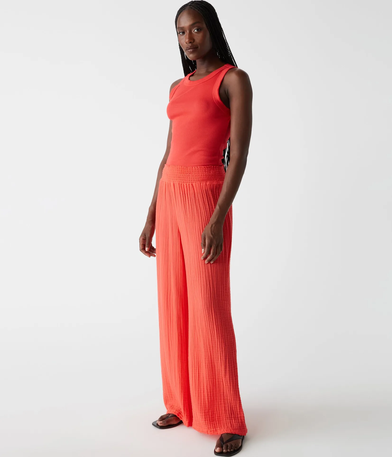 susie_gauze_pant_47.webp Michael Stars Susie Gauze Pant- Pants, Shorts & Skirts