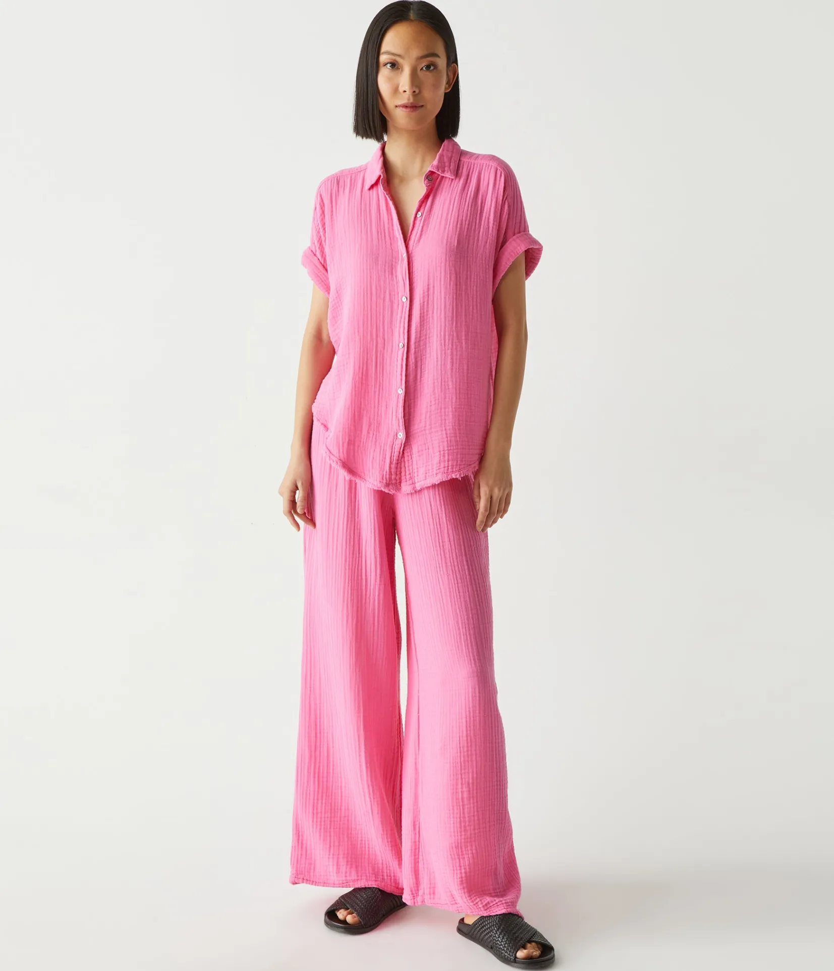 susie_gauze_pant_60.webp Michael Stars Susie Gauze Pant- Pants, Shorts & Skirts